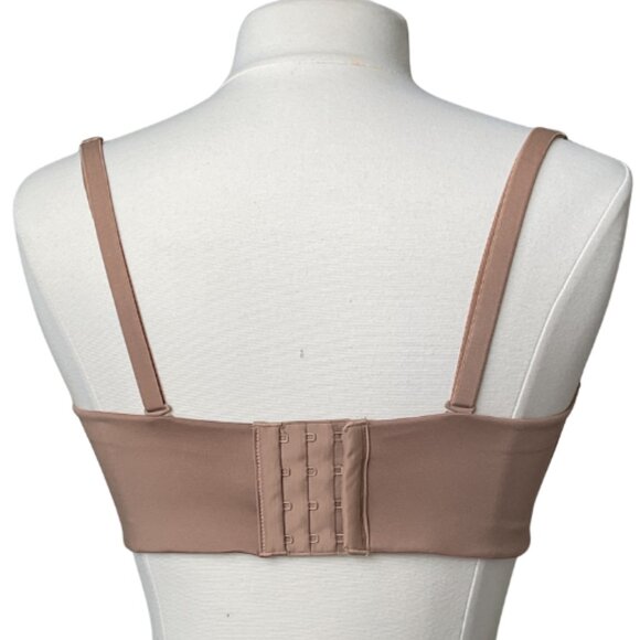 (Bundle) Maiden Form / Warners Seamless Bras | Nude Strapless + Mauve Wireless - Picture 2 of 4